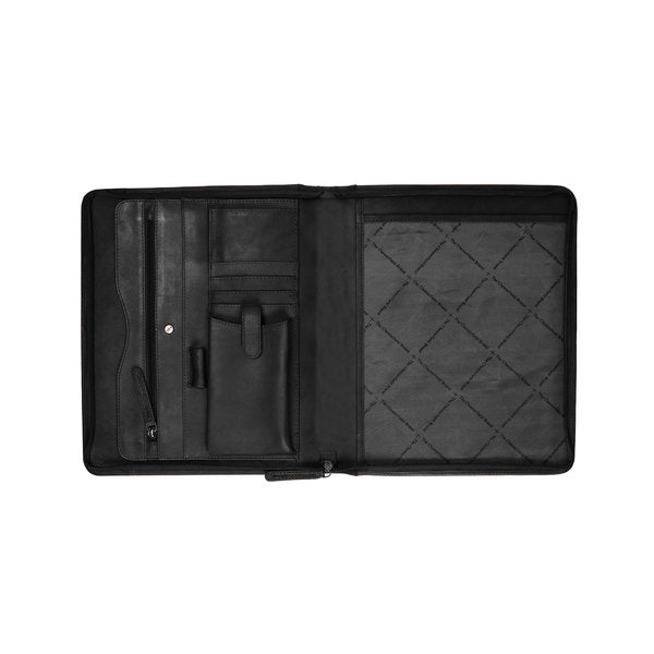 Chesterfield Document Case - Barnett | Black - iBags - Luggage & Leather Bags