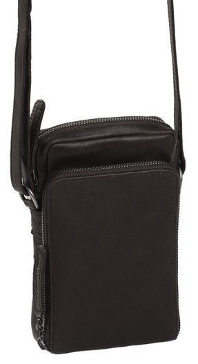 Chesterfield Phonebag Hamilton | Brown - iBags - Luggage & Leather Bags
