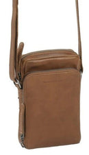 Chesterfield Phonebag Hamilton | Cognac - iBags - Luggage & Leather Bags