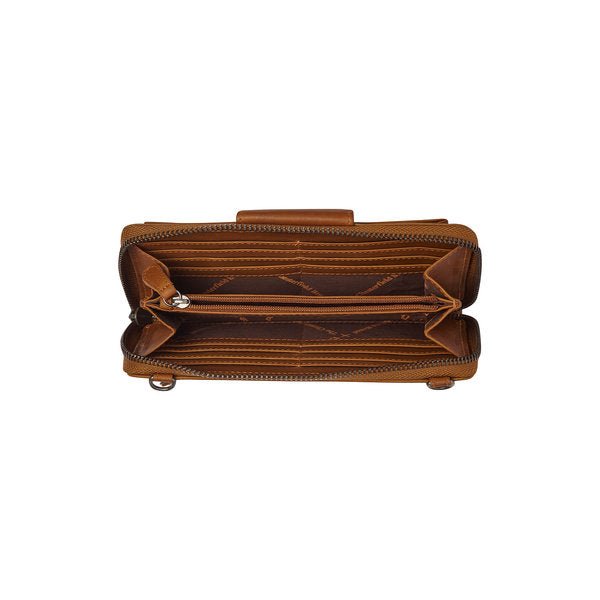 Chesterfield Phonebag Taipei | Cognac - iBags - Luggage & Leather Bags