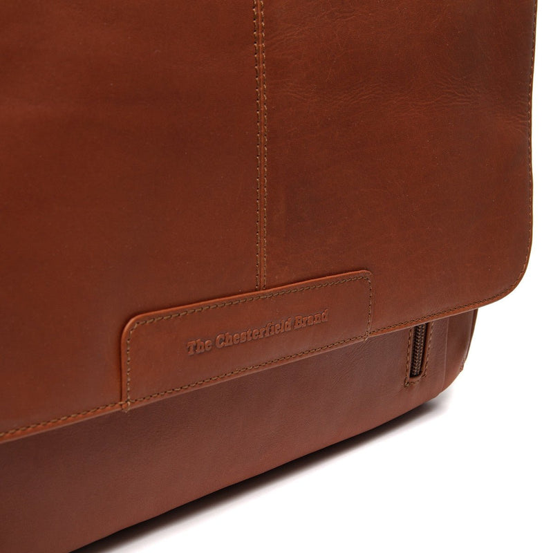 Chesterfield Shoulder Bag - Richard | Cognac - iBags - Luggage & Leather Bags