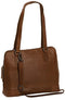 Chesterfield Shoulder Bag With Ipad Pocket - Manon | Cognac - iBags - Luggage & Leather Bags