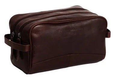 Chesterfield Toiletry Bag - Stacey | Brown - iBags - Luggage & Leather Bags