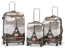 Claymore City Print Classic Paris | Set of 3 - iBags - Luggage & Leather Bags