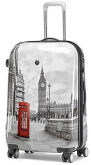Claymore City Print London Telephone Box 77cm - iBags - Luggage & Leather Bags
