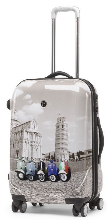 Claymore City Print Pisa with Vespa's 68cm - iBags - Luggage & Leather Bags
