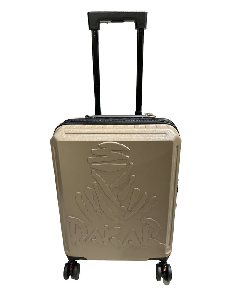Dakar Desert 55cm Expandable Cabin Trolley Suitcase | Black - iBags - Luggage & Leather Bags