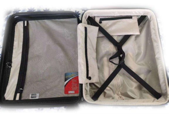 Dakar Desert 65cm Expandable Medium Trolley Suitcase | Black - iBags - Luggage & Leather Bags