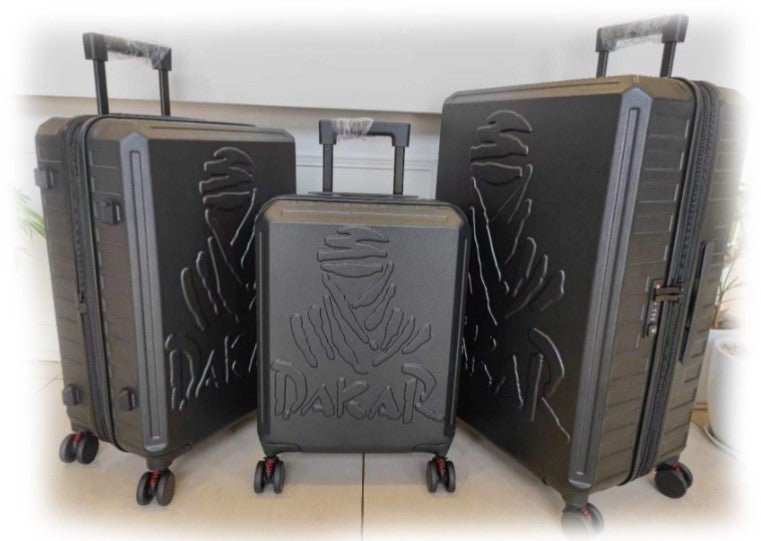 Dakar Desert Set of 3 Expandable Trolley Suitcases | Sand - iBags - Luggage & Leather Bags