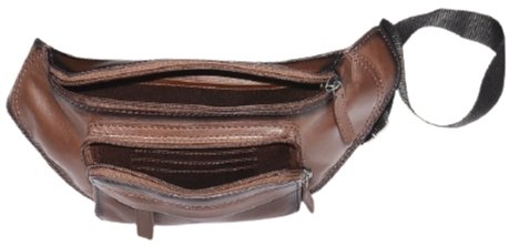 Dakar Leather Waist Bag | Brown - iBags.co.za