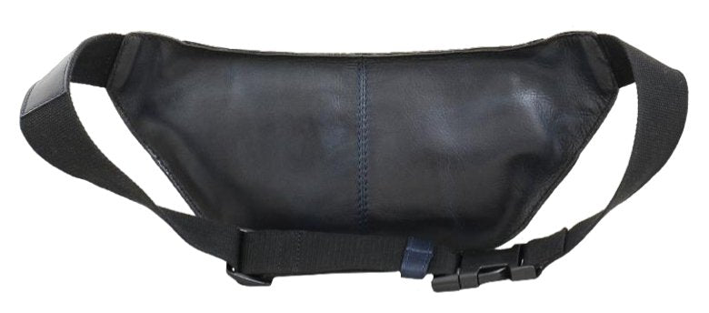 Dakar Leather Waist Bag | Navy - iBags.co.za