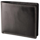 Dakota Leather Wallet with 8 Card Slots | Black - iBags.co.za