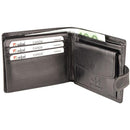 Dakota Leather Wallet With Stud | Black - iBags.co.za