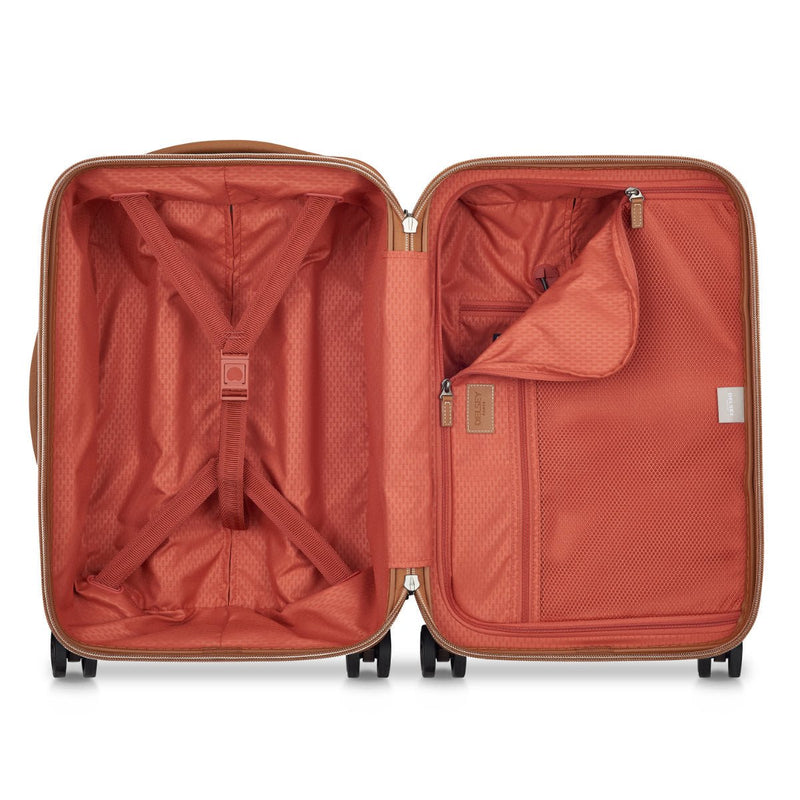 Delsey Chatelet Air 2.0 55cm 4DW Cabin Trolley Case | Brown - iBags - Luggage & Leather Bags