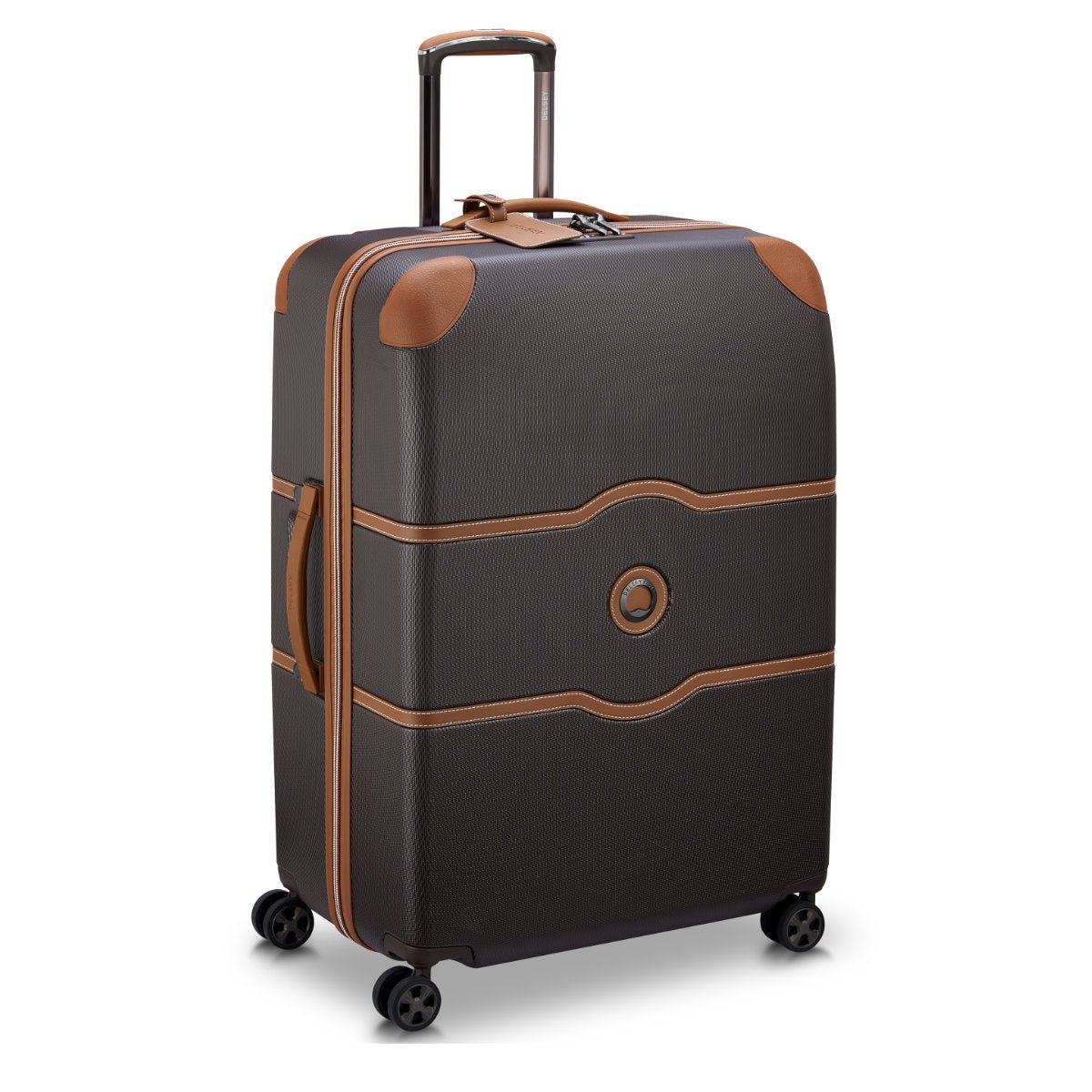 Delsey Chatelet Air 2.0 82cm 4DW Trolley Case | Brown - iBags - Luggage & Leather Bags