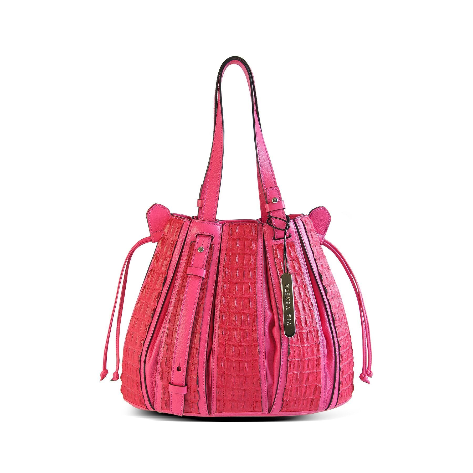 Fern Hornback Leather Handbag Pink - iBags.co.za