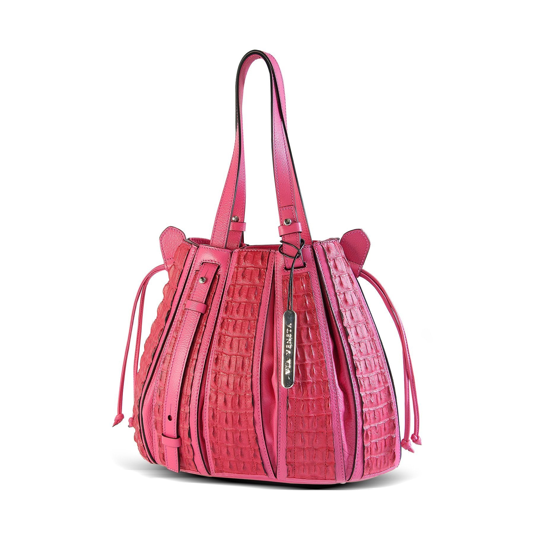 Fern Hornback Leather Handbag Pink - iBags.co.za