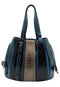 Fern Ostrich Leg Leather Handbag | Multi - iBags.co.za