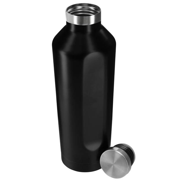 GALATI - Hans Larsen Double Wall Stainless Steel Water Bottle - Black - iBags - Luggage, Leather Laptop Bags, Backpacks - South Africa