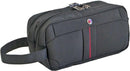 Gino De Vinci Ascent 25cm Twin Compartment Wash Bag | Black - iBags - Luggage & Leather Bags