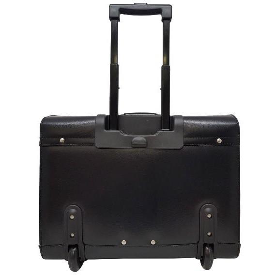 Gino De Vinci Genuine Leather Pilot Case on Wheels - iBags.co.za