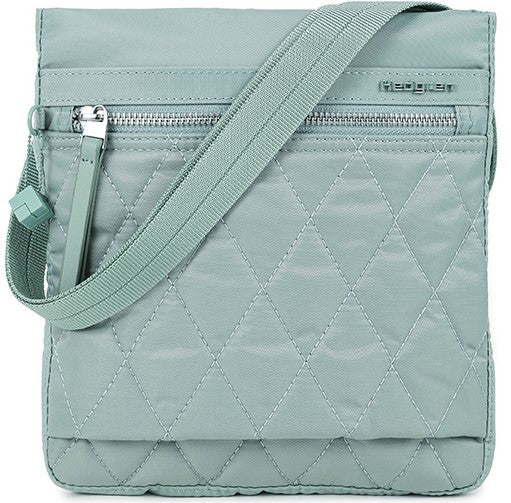 Hedgren Inner City Shoulder Bag | Quilted Sage - iBags - Luggage & Leather Bags