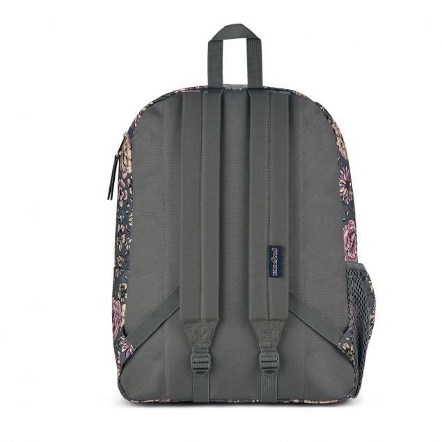 Jansport Crosstown Bag | Boho Floral Graphite Grey - iBags - Luggage & Leather Bags