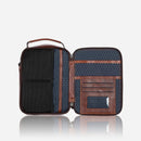 Jekyll and Hide Oxford Crossbody | Tobacco - iBags - Luggage & Leather Bags