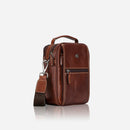 Jekyll and Hide Oxford Crossbody | Tobacco - iBags - Luggage & Leather Bags