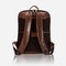 Jekyll and Hide Oxford Double Compartment 15" Laptop Backpack | Espresso - iBags - Luggage & Leather Bags
