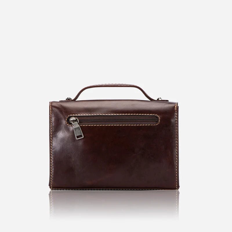 Jekyll and Hide Oxford Ladies Crossbody | Tobacco - iBags - Luggage & Leather Bags