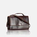 Jekyll and Hide Oxford Ladies Crossbody | Tobacco - iBags - Luggage & Leather Bags