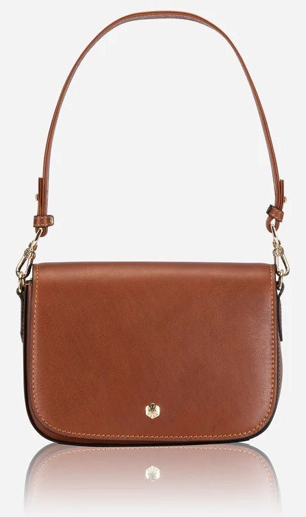 Jekyll and Hide Paris Saddle Bag | Tan - iBags - Luggage & Leather Bags