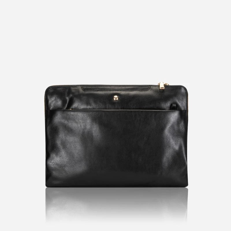 Jekyll and Hide Zulu Laptop Sleeve | Black - iBags - Luggage & Leather Bags
