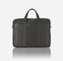Jekyll & Hide Montana Leather Laptop Briefcase | Black - iBags.co.za
