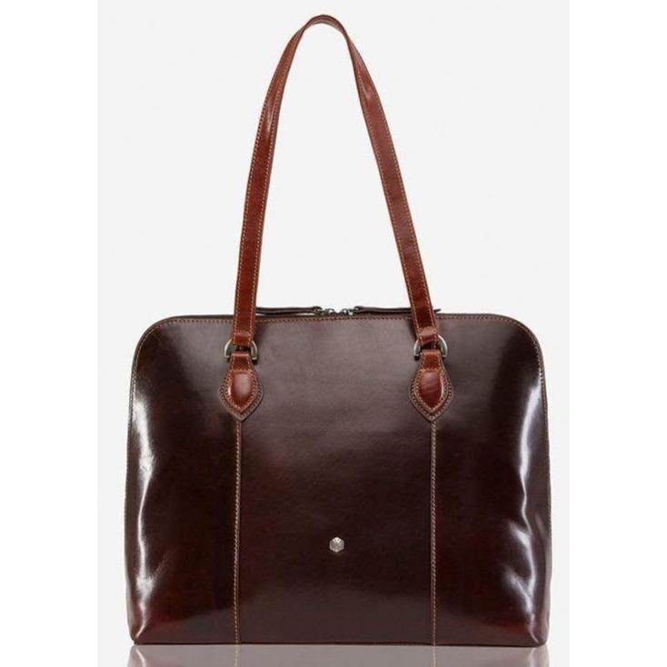 Jekyll & Hide Oxford Ladies Laptop Business Bag | Tobacco - iBags.co.za