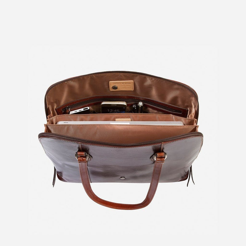 Jekyll & Hide Oxford Ladies Laptop Business Bag | Tobacco - iBags.co.za