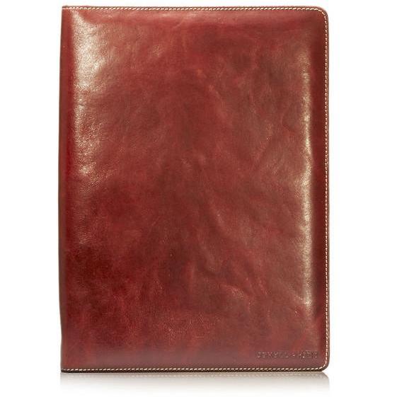 Jekyll & Hide Oxford Leather A4 Folder Coffee - iBags.co.za
