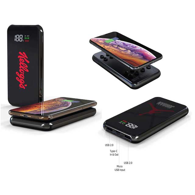 JINOTEGA - @memorii 8000mAh Glass Screen Wireless Powerbank - iBags - Luggage, Leather Laptop Bags, Backpacks - South Africa