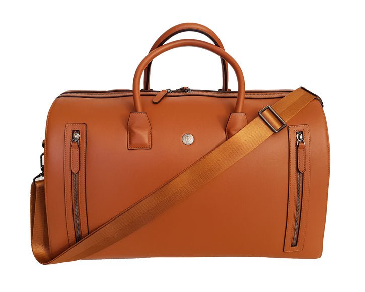 Journeyman Leather Duffle Bag | Tan - iBags - Luggage & Leather Bags