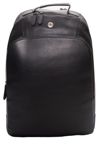Journeyman Leather Laptop Backpack 15.6" | Black - iBags - Luggage & Leather Bags