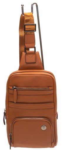 Journeyman Leather Single Strap Backpack | Tan - iBags - Luggage & Leather Bags