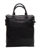 Journeyman Leather Upright BriefcaseE 14" | Black - iBags - Luggage & Leather Bags
