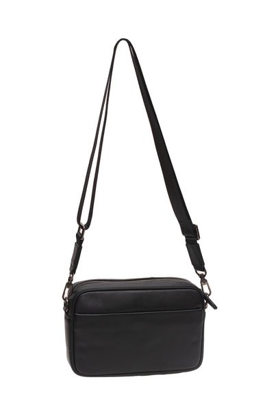 Journeyman Leather Wrist/Crossbody Bag | Black - iBags - Luggage & Leather Bags