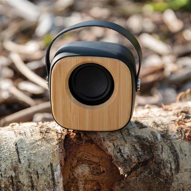 KOBRYN - @memorii Bamboo Bluetooth Speaker (Anti-microbial) - iBags - Luggage, Leather Laptop Bags, Backpacks - South Africa