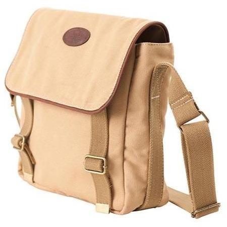 Melvill & Moon Bladsak Canvas Messenger Bag Khaki - iBags.co.za