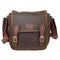 Melvill & Moon Bladsak Canvas Messenger Bag Leather - iBags.co.za
