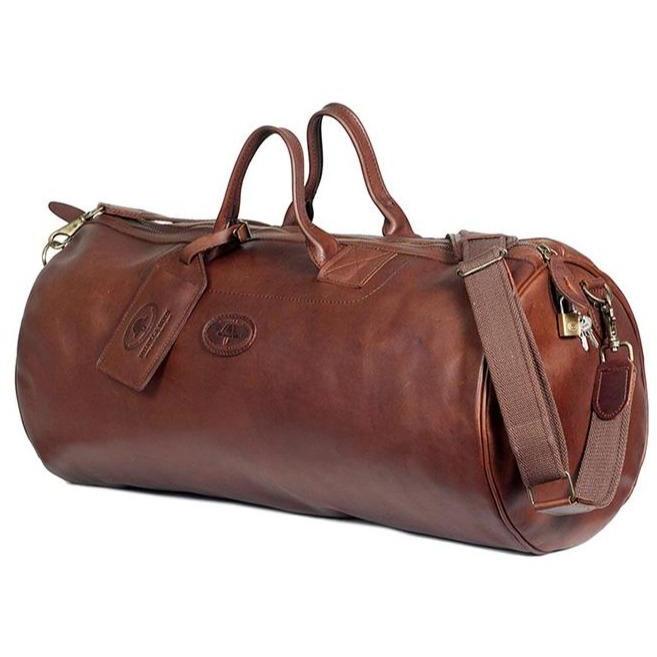 Melvill & Moon Short Leather Safari Duffel Bag Leather - iBags.co.za
