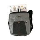 Meridian 27cm Point Nylon Computer Bag | Grey/Black - iBags.co.za