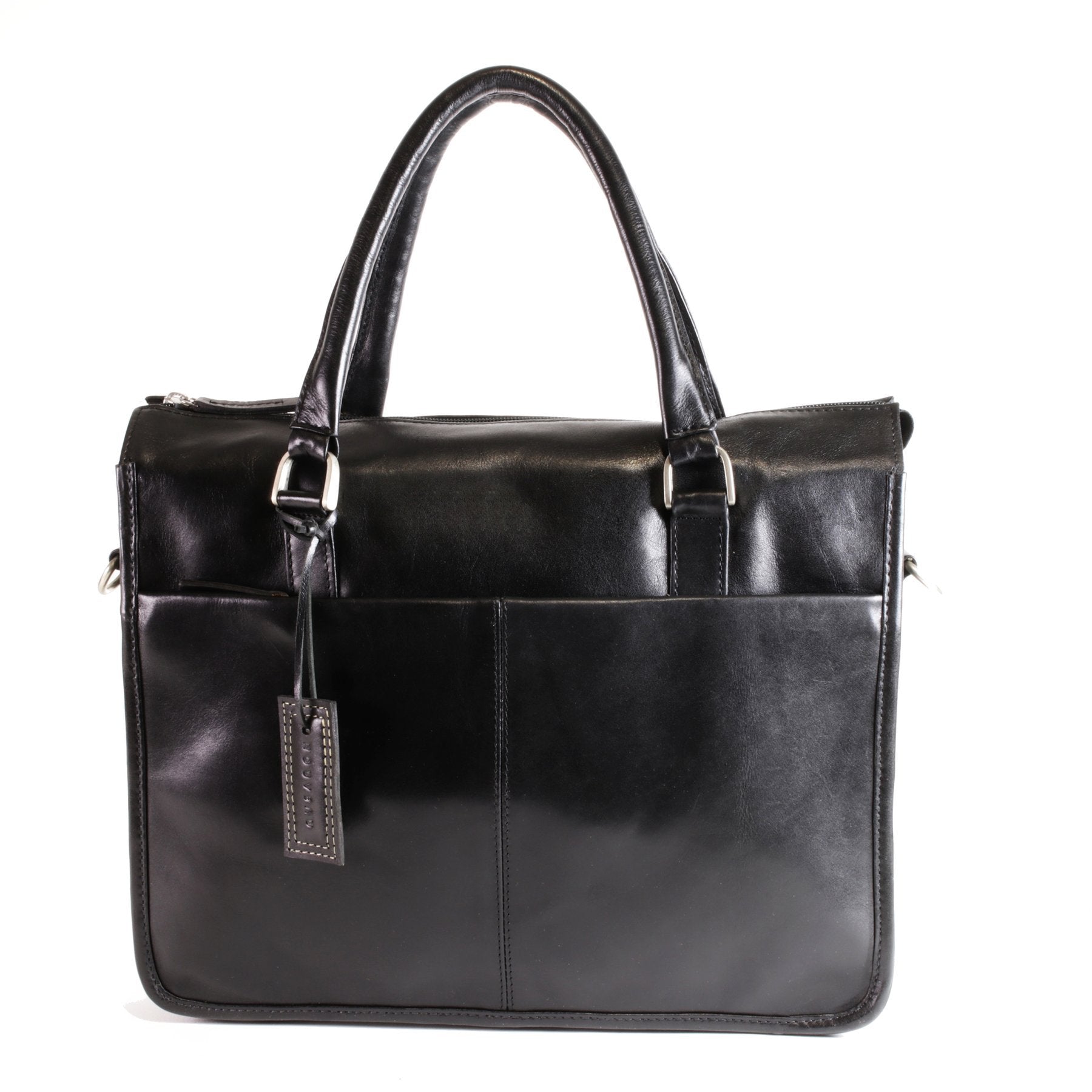 Nuvo Peregrine 15" Unisex Laptop Briefcase Black - iBags - Luggage & Leather Bags